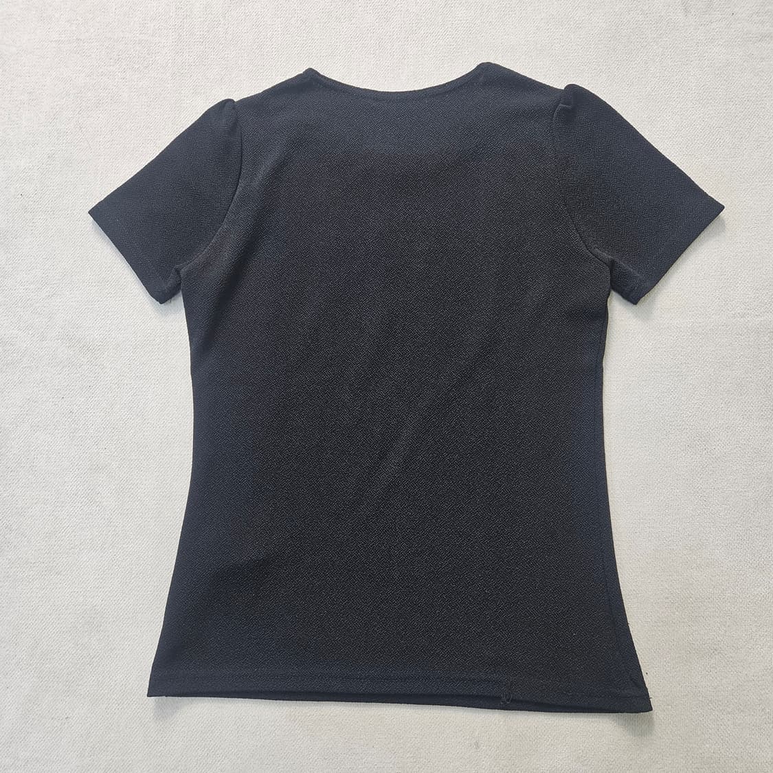 90 YESSE 레이스포인트 반팔 니트 0402Y 상품이미지2