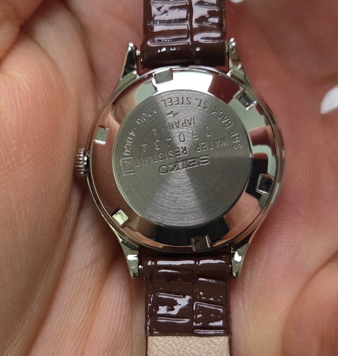 레어] 빈티지 세이코 고진동 하이비트 샴골판 여성용 오토매틱  상품이미지9