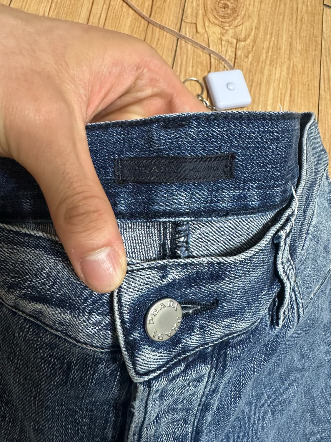 00s Prada Tapered Denim Jeans 상품이미지10
