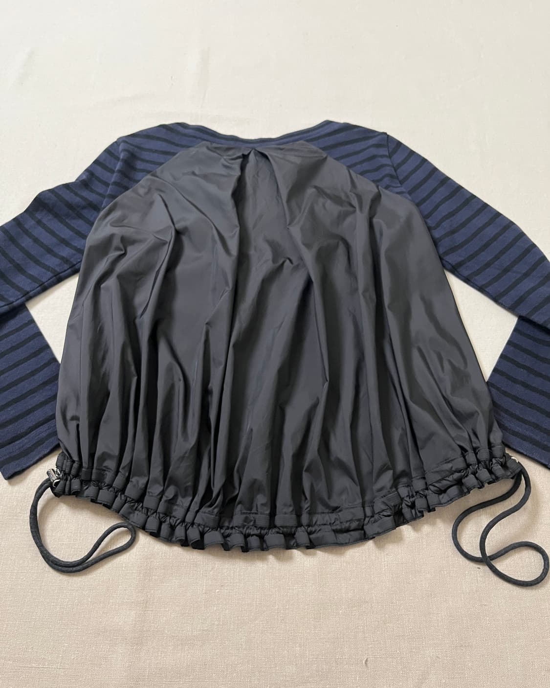 사카이 도킹 스트라이프 롱슬리브 티셔츠 sacai 상품이미지4