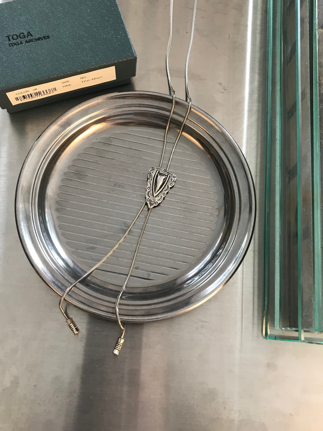 metal chain loop tie 상품이미지1