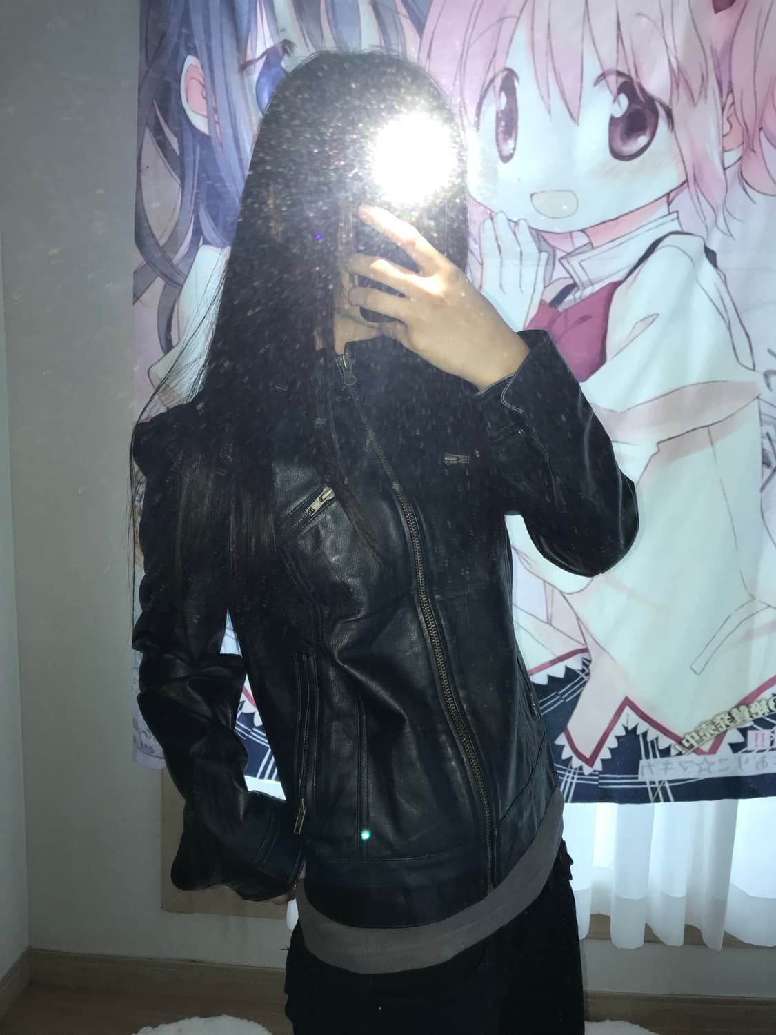 코르티스깔 블랙 양피 레더자켓 상품이미지1