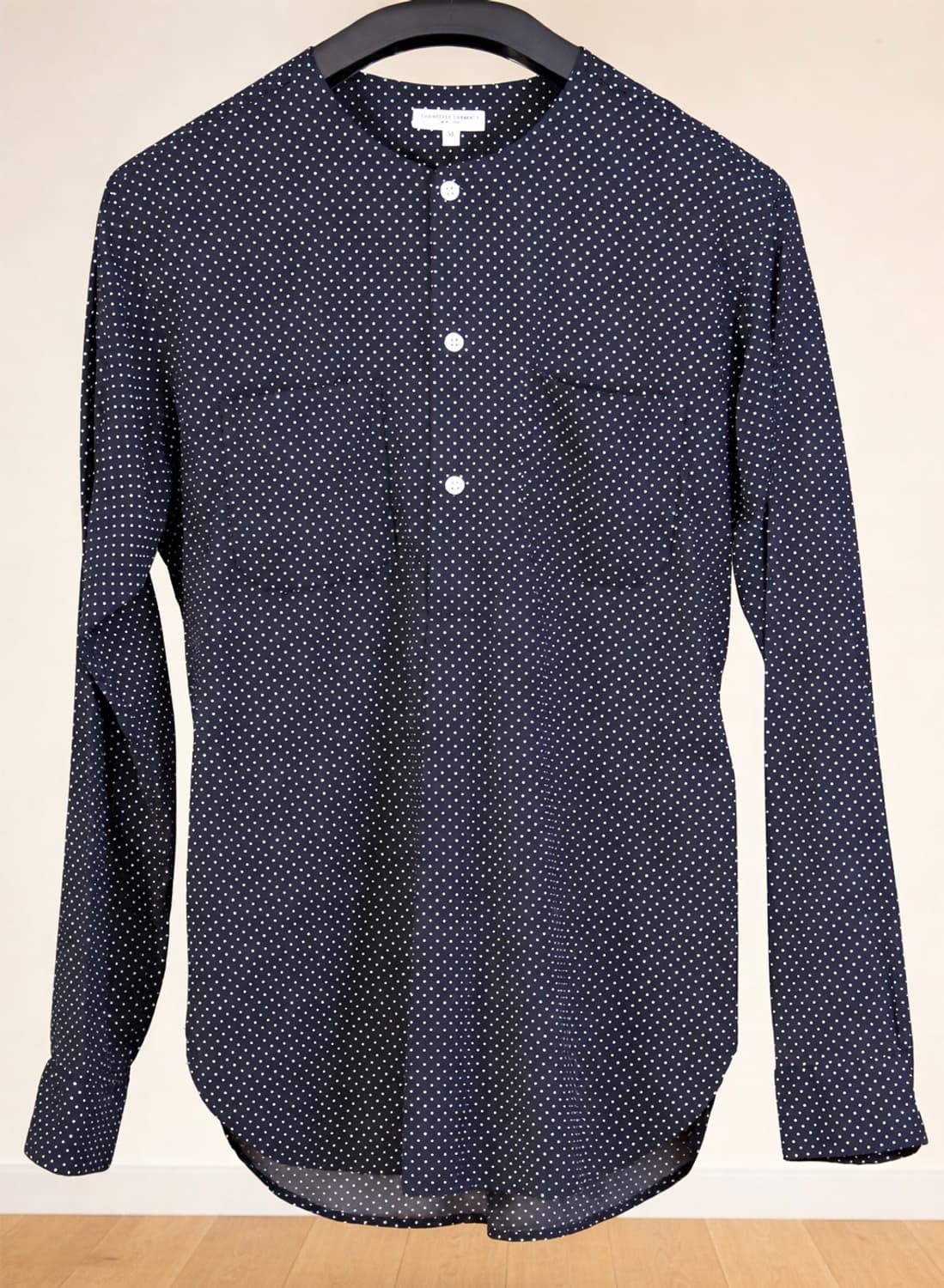 Engineered Garments 네이비 도트 셔츠 M (USA) 상품이미지1