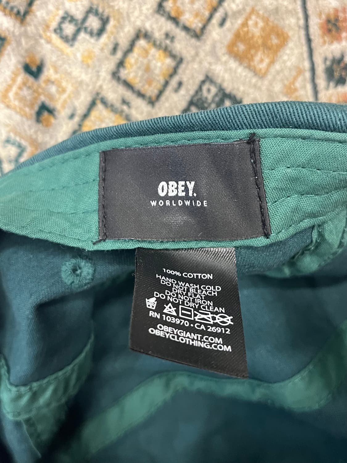 오베이 모자 그린 #csz3017 상품이미지3