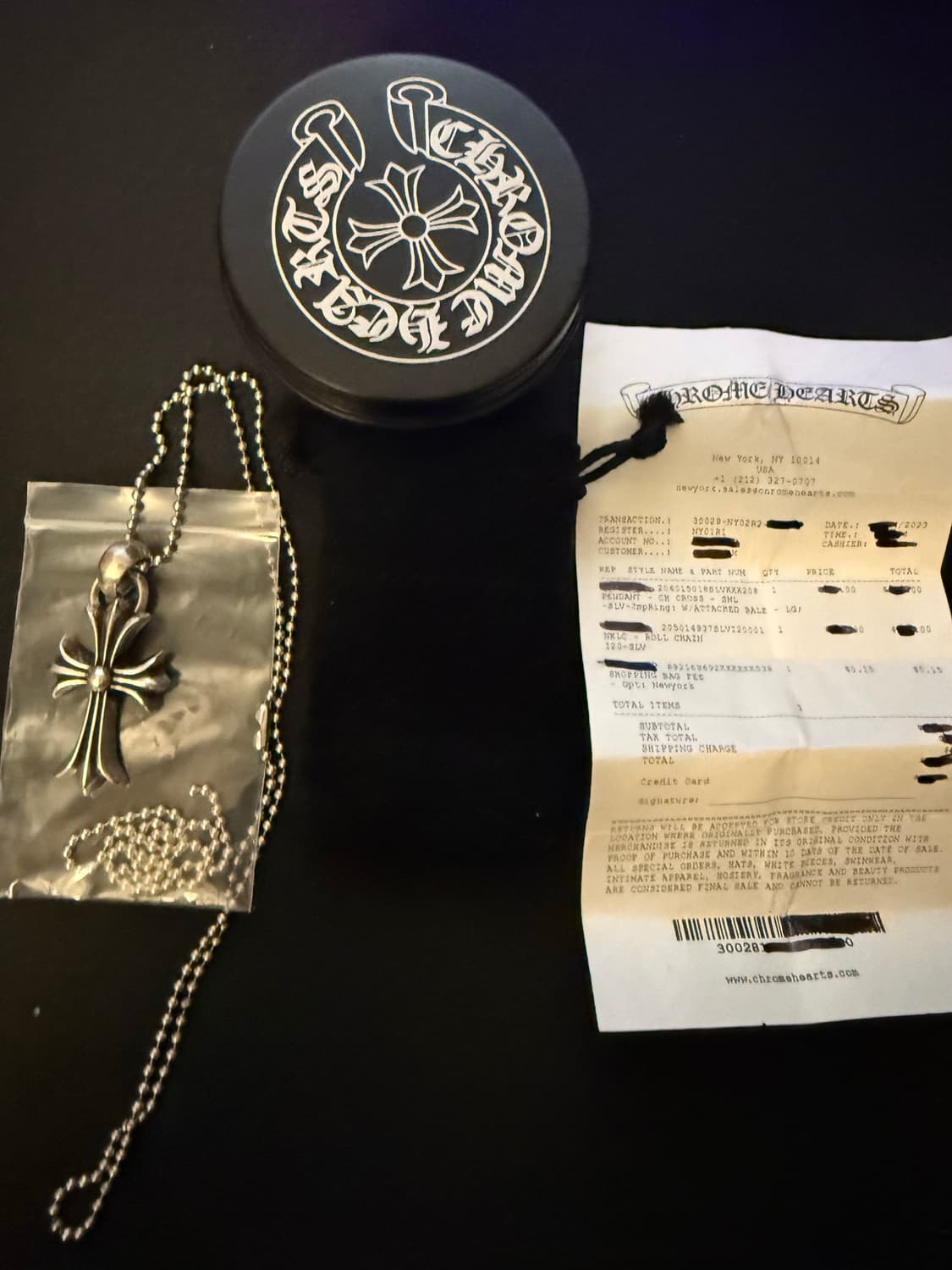 크롬하츠 스몰크로스 위드 베일 상품이미지1