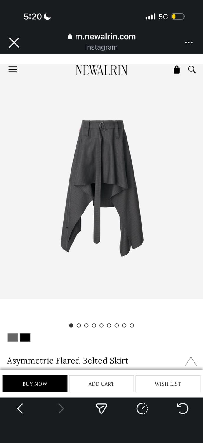 새상품) 뉴얼린 스커트 상품이미지1