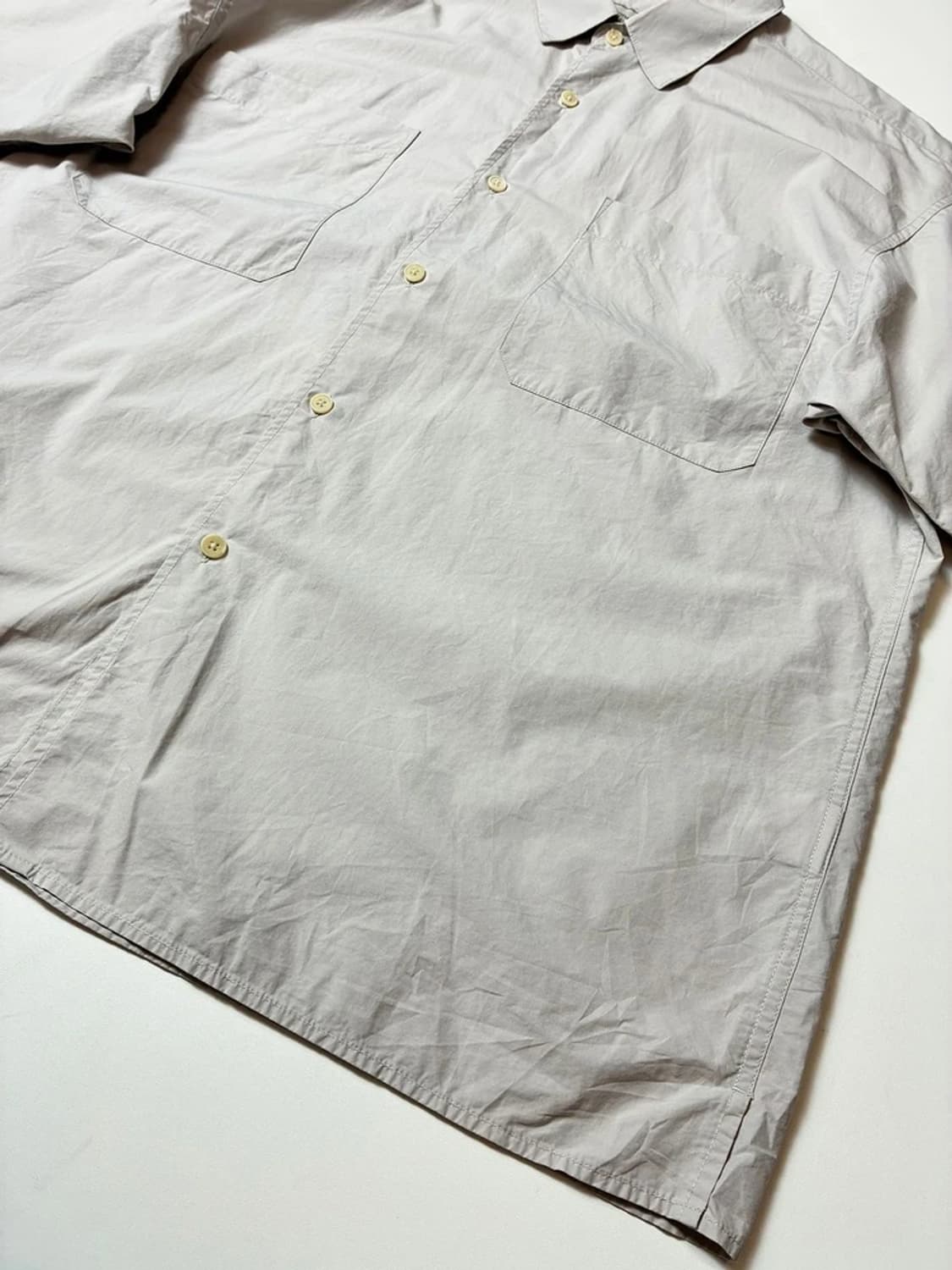 어나더오피스 Writer 도브 그레이 반팔 셔츠 PN8596 상품이미지4