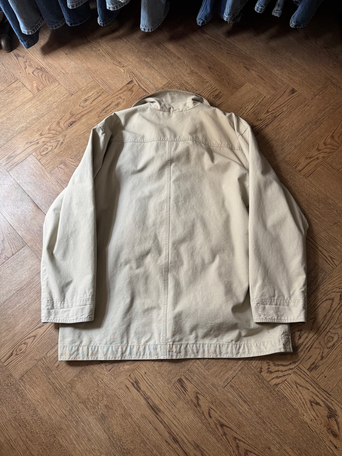 [XL]엘엘빈 USA 패턴 라이닝 아이보리 헌팅 자켓 상품이미지7