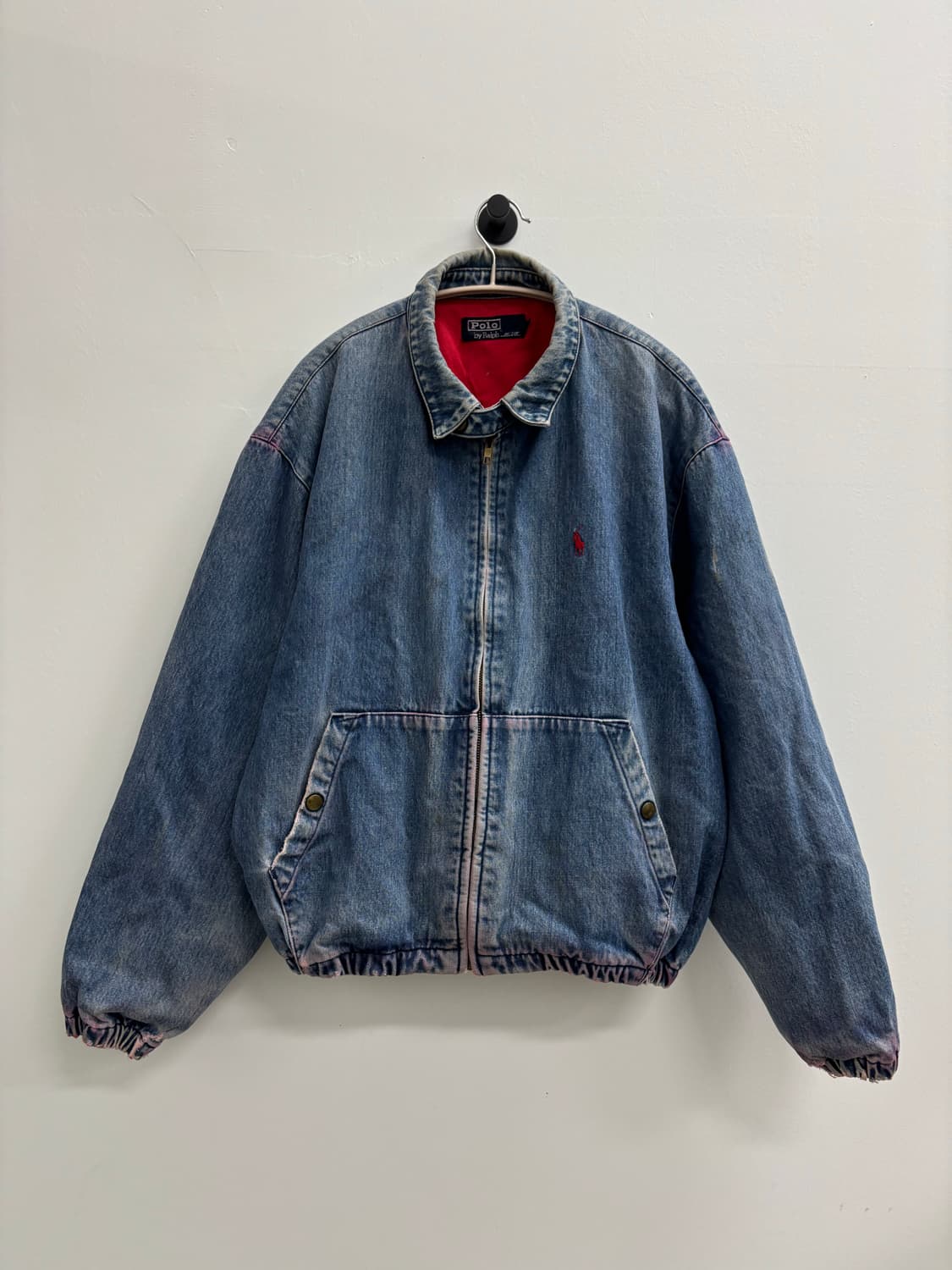 80s POLO RALPH LAUREN 폴로 데님 스윙탑 자켓 상품이미지1