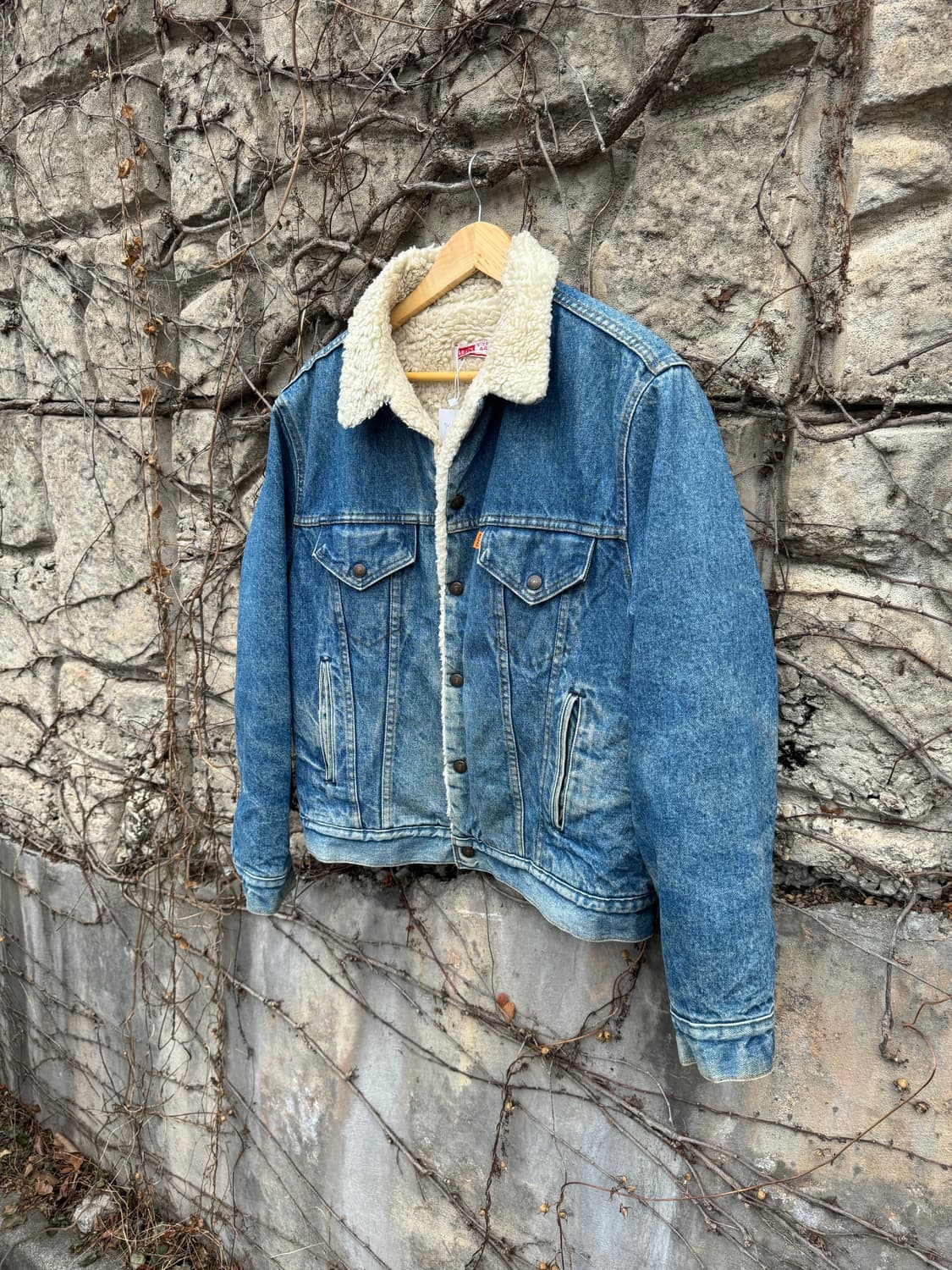 70s 리바이스 빈티지 쉐르파 데님 트러커 자켓 44 상품이미지3