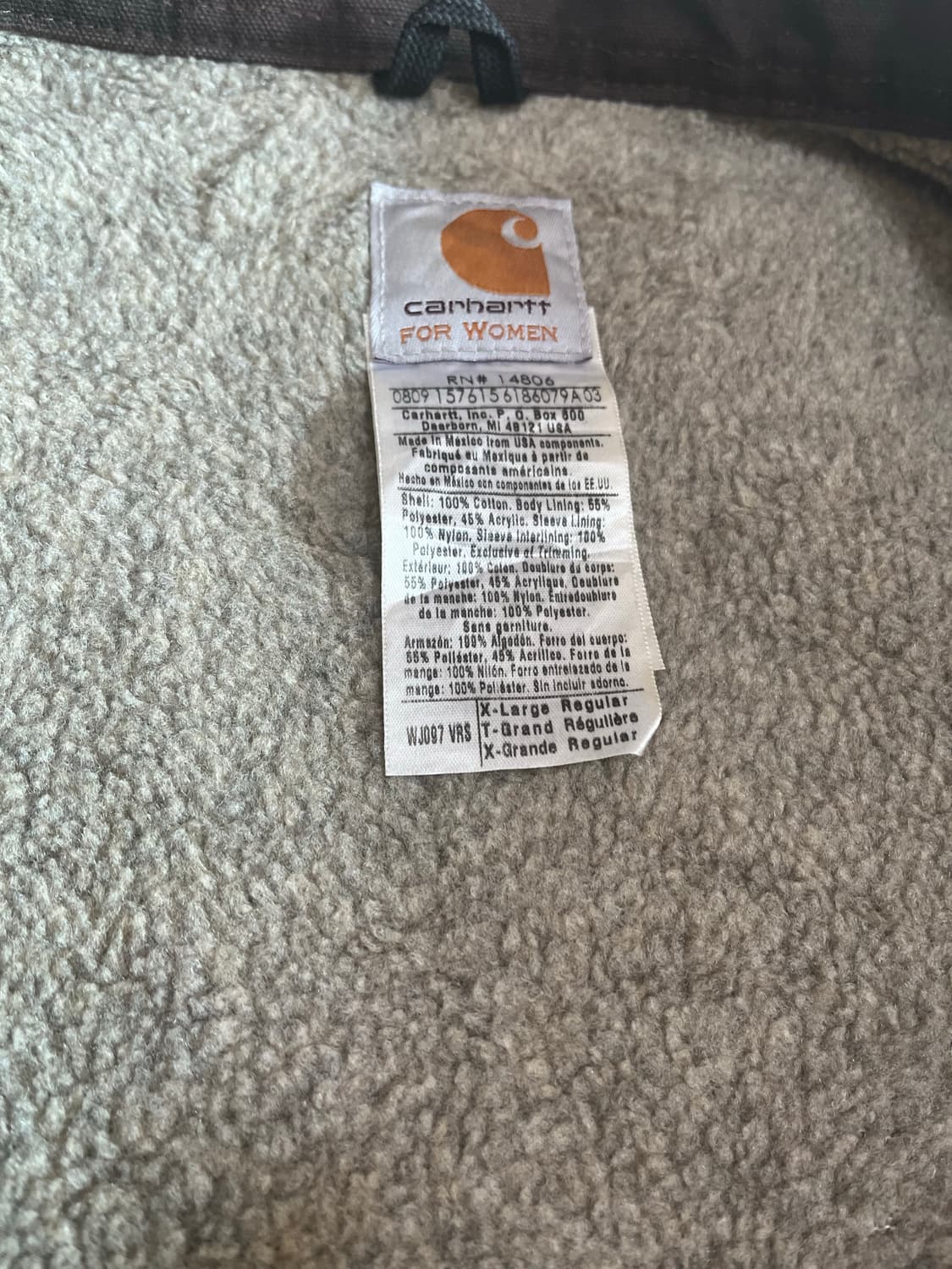 xl 칼하트 디트로이트 자켓 wj97 vrs j97 상품이미지3