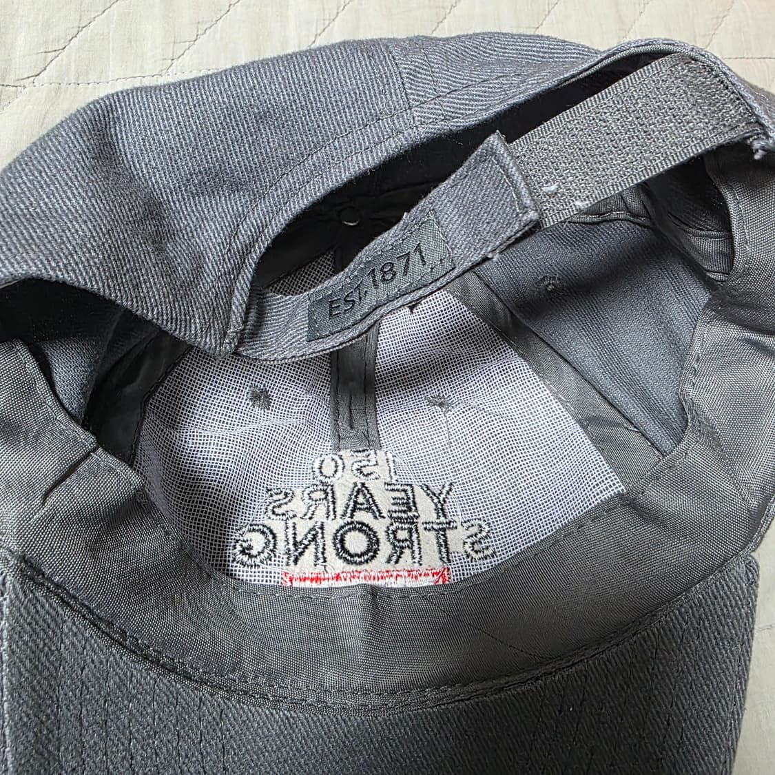 [OS] 빈티지 NRA 150 주년 6패널 캡 투톤 그레이 상품이미지4