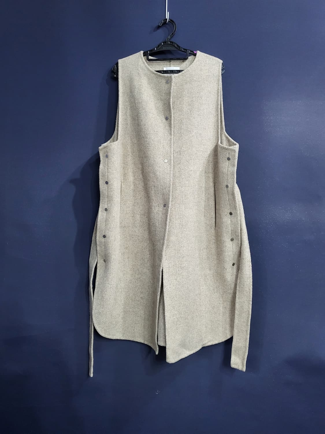 팔라스 울 핸드메이드 벨티드베스트 상품이미지2