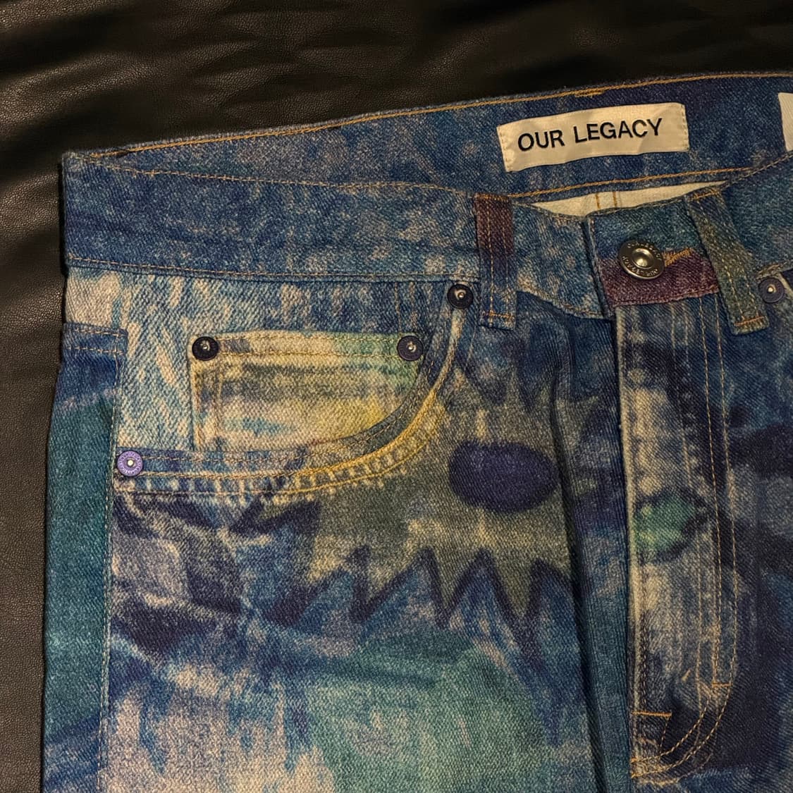 아워레가시 써드컷 디지털 초크 플라워 데님 상품이미지3