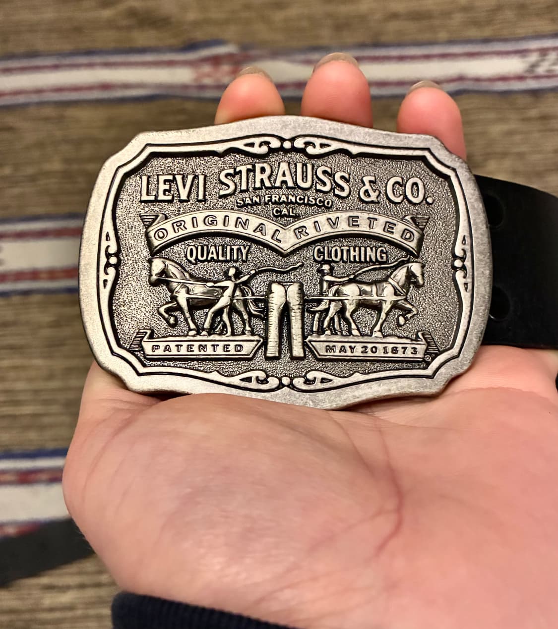 (30~34)Levis 리바이스 헤리티지 빅버클 소가죽 레더벨트  상품이미지2