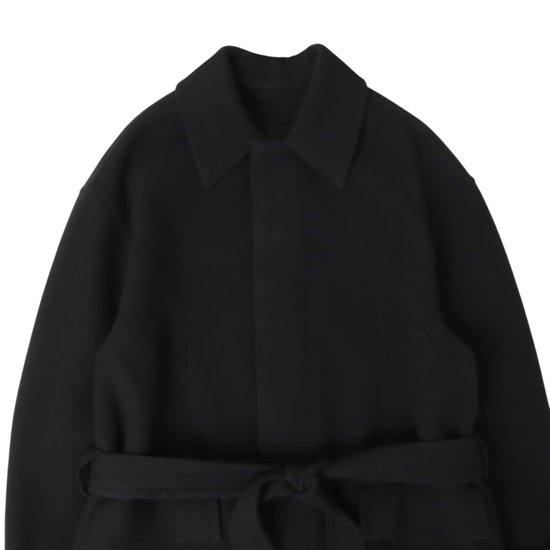 준지 22fw 캐시미어 블렌디드 싱글 발마칸 로브 코트 상품이미지2