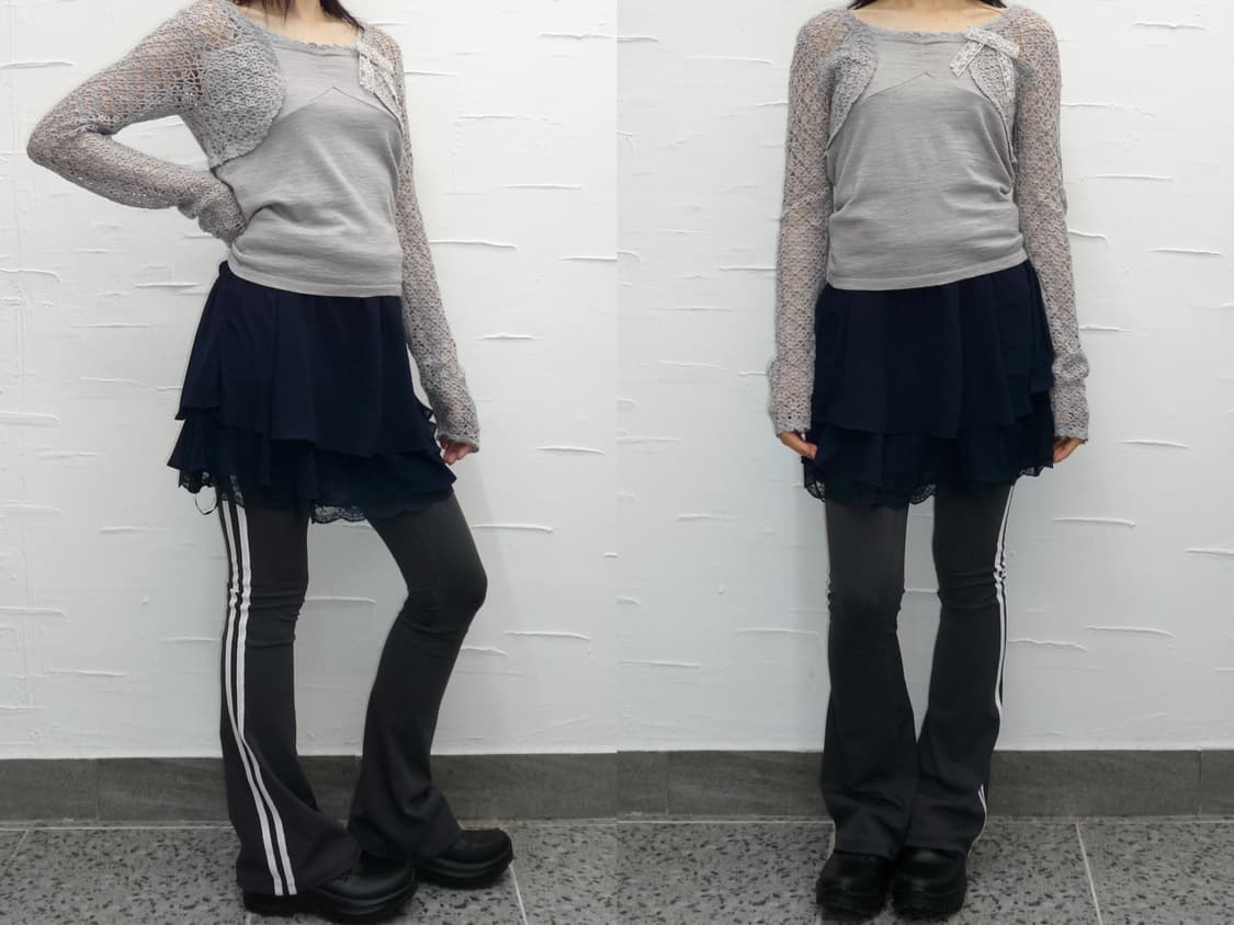 Ribbon crochet knit 상품이미지2