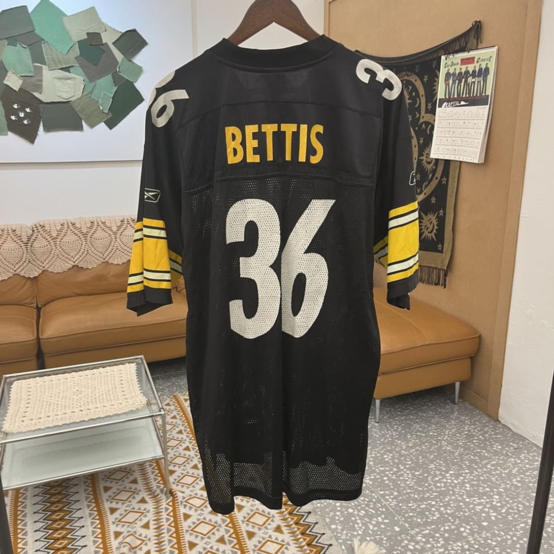 리복 NFL 올드스쿨 레트로 럭비 유니폼 져지 반팔티 XL C10892 상품이미지4