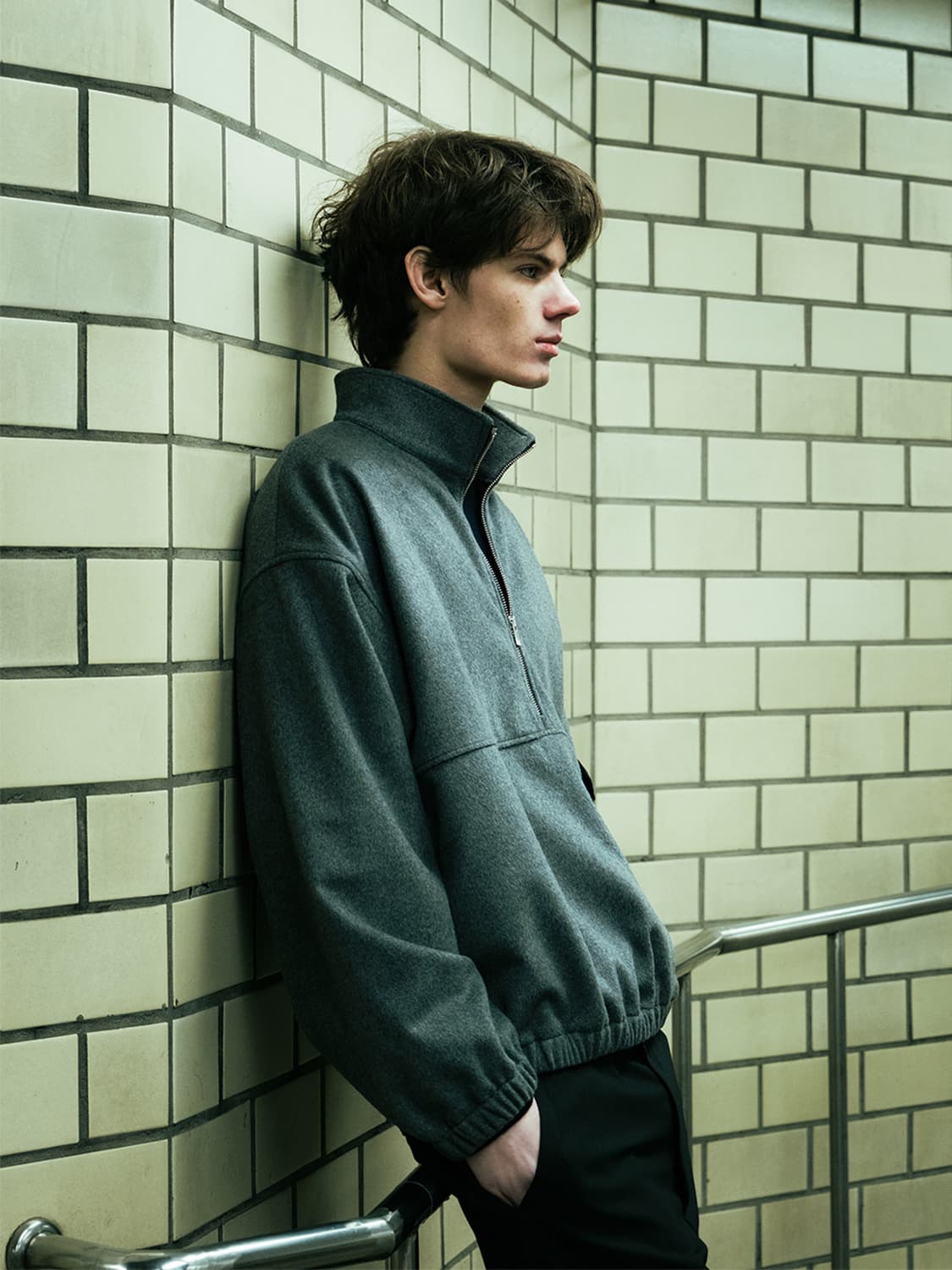 포커페이스 하프 집업 상품이미지3