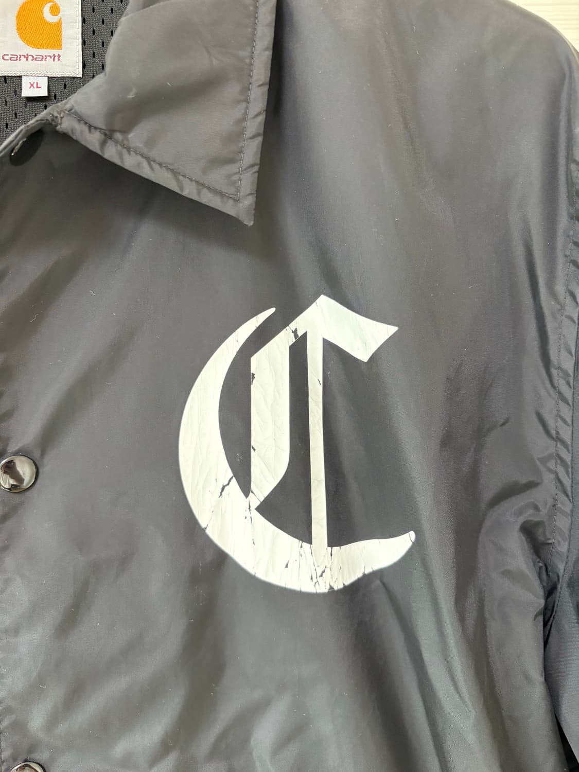 칼하트 WIP 코치 자켓 블랙 XL 상품이미지2