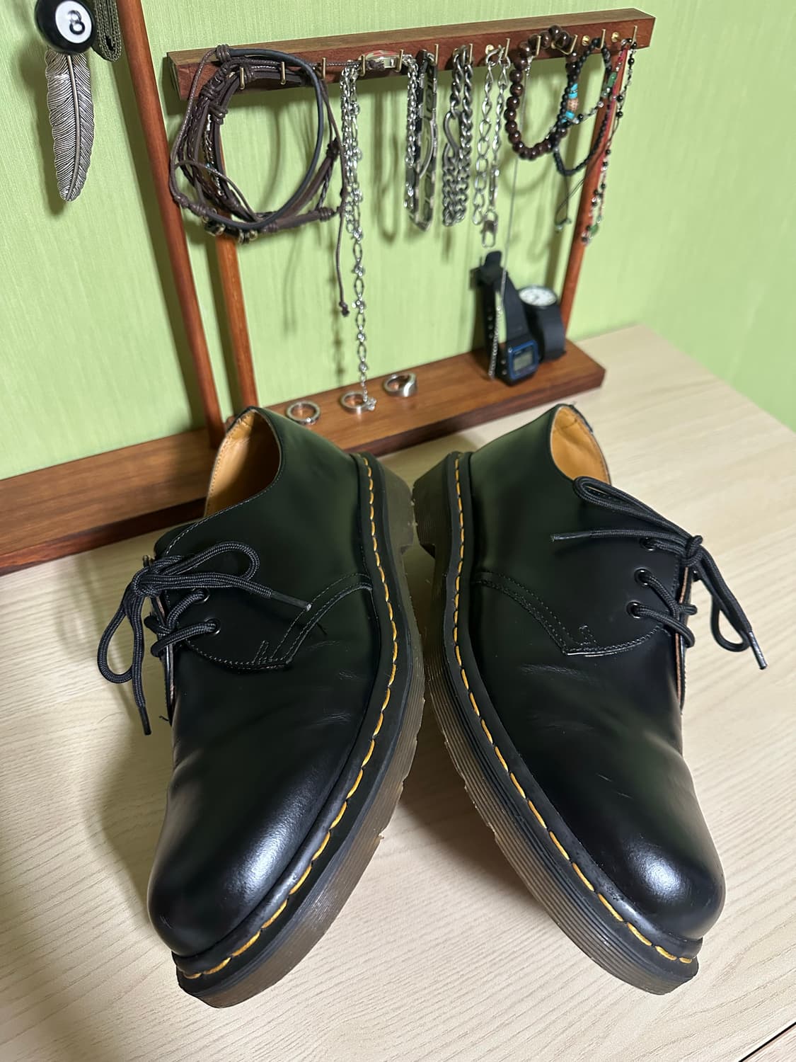 (uk8,270) 닥터마틴 1461 스무스 블랙 상품이미지3
