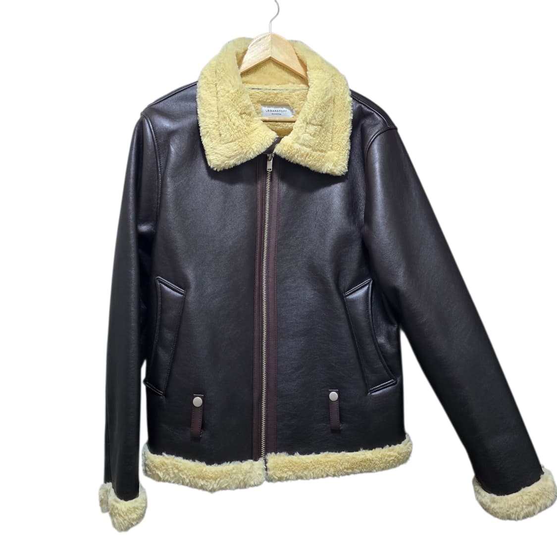 [어반스터프] 벨티드 무스탕 자켓 L 상품이미지1