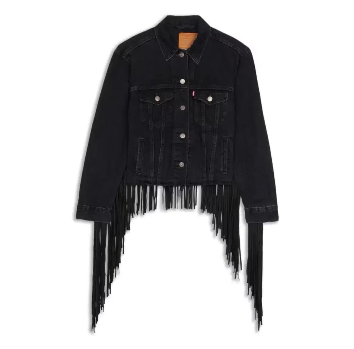 리바이스 블랙 프린지자켓 상품이미지3