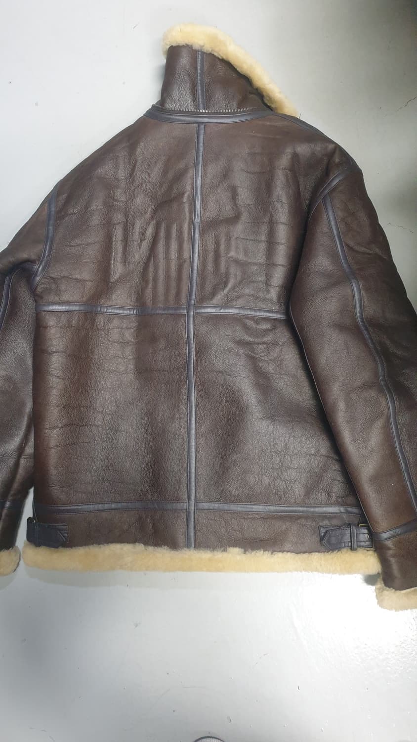 B-3 무스탕 자켓 3xl 상품이미지2