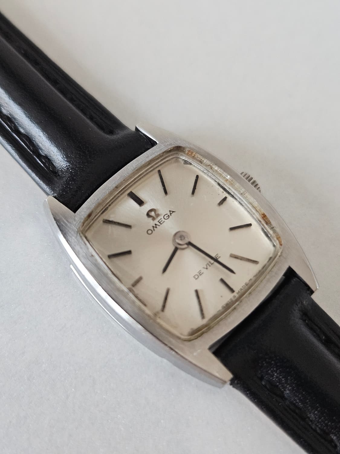 오메가 드빌 여성 가죽 시계 상품이미지2