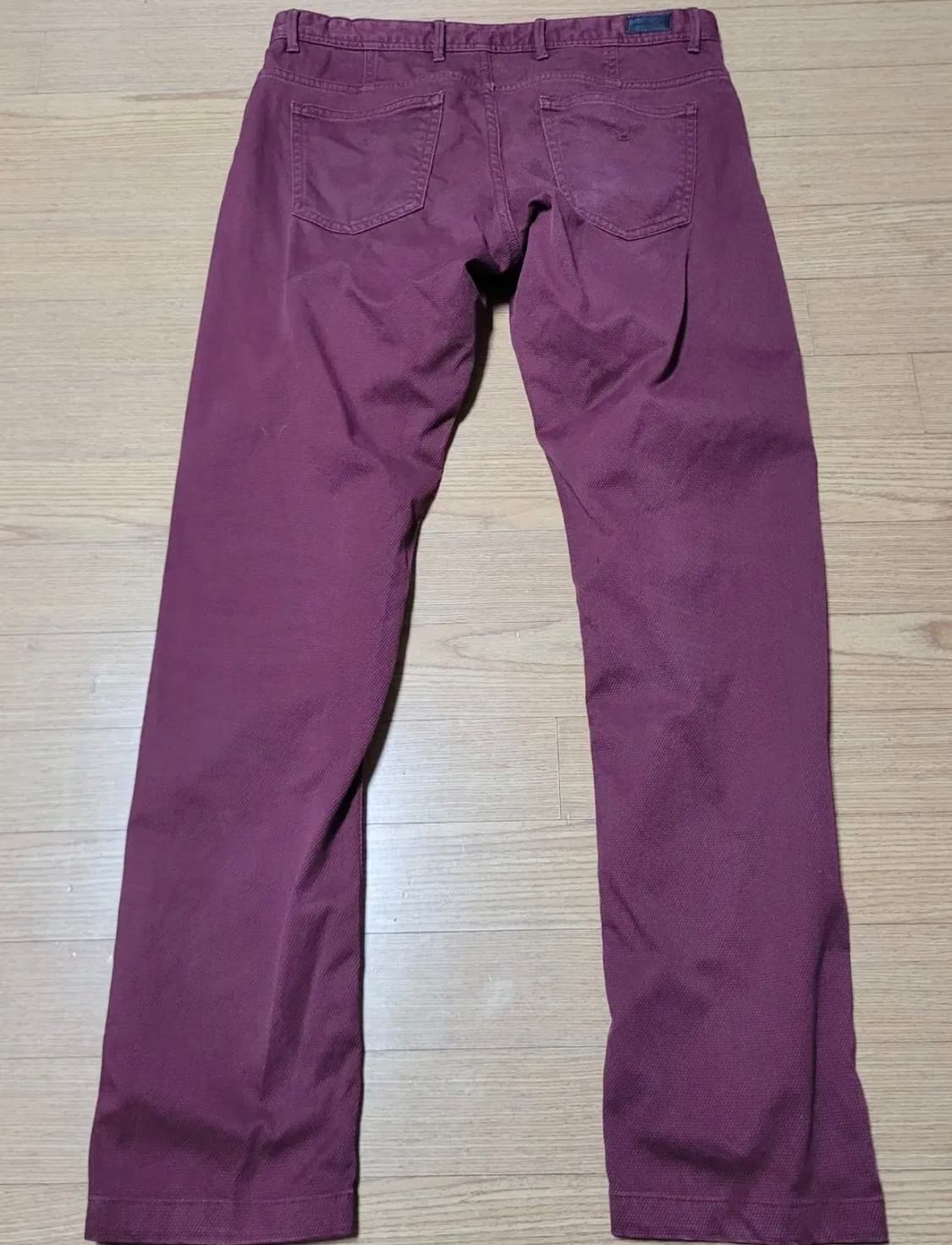 마시모두띠 남성 와인 코튼바지 38 상품이미지3