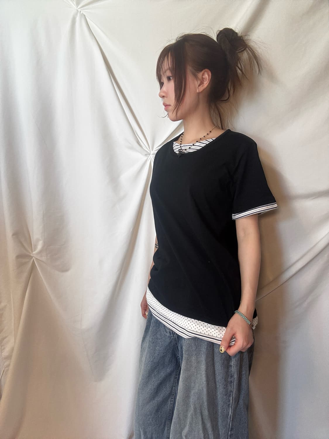 레이어드 티셔츠 상품이미지3