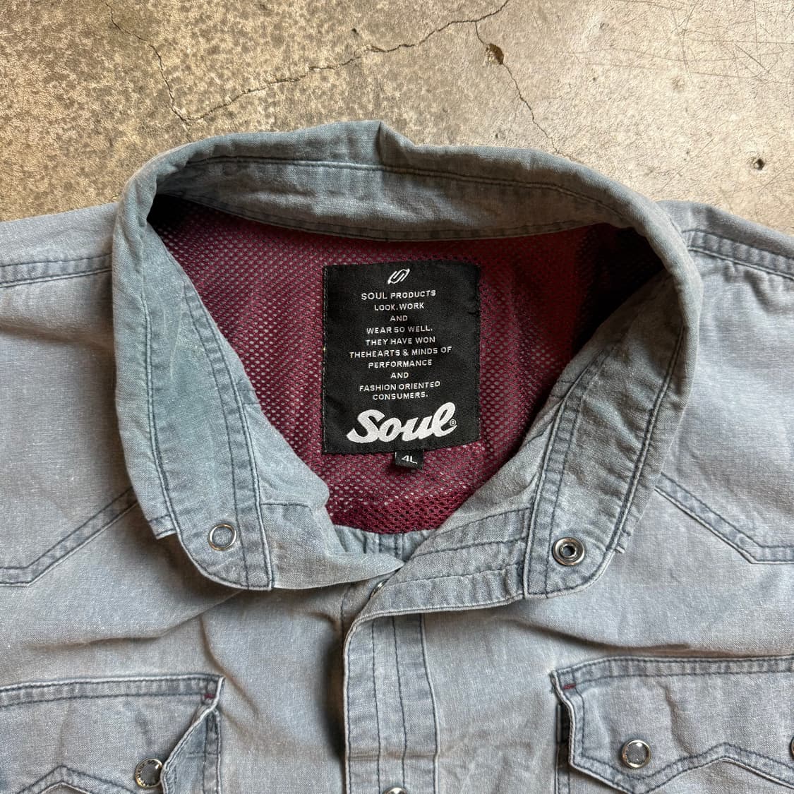 빈티지 웨스턴 셔츠 상품이미지2