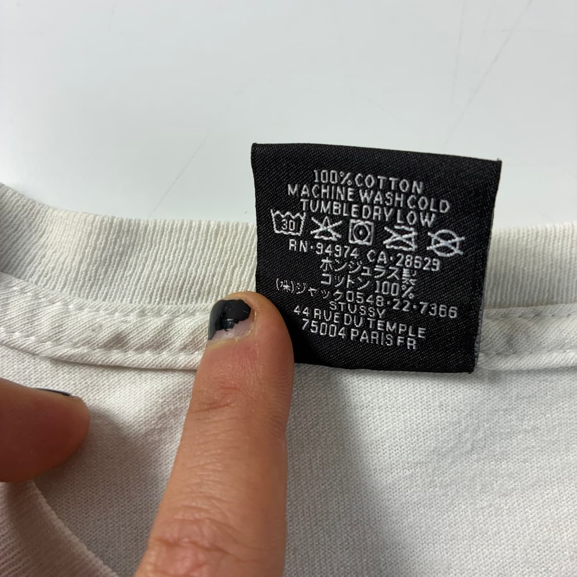Stussy  스투시 란딘 화이트 반팔 티셔츠  상품이미지8