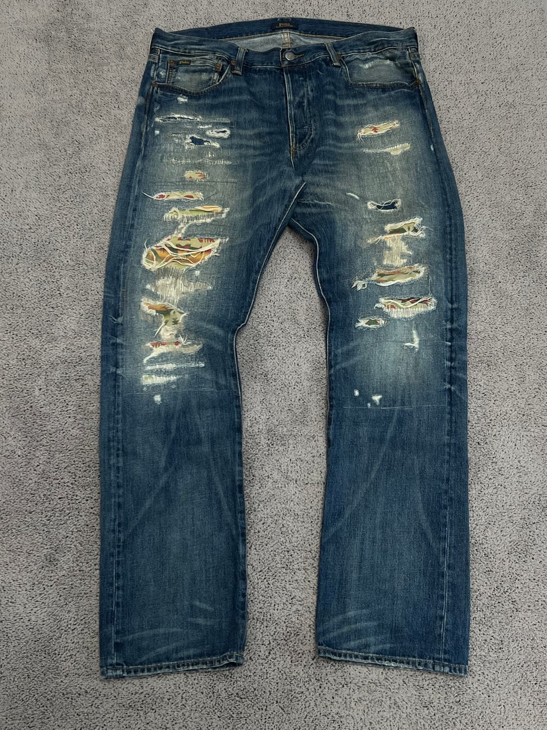 (34/32) 폴로랄프로렌 디스트로이드 데님 팬츠 상품이미지1