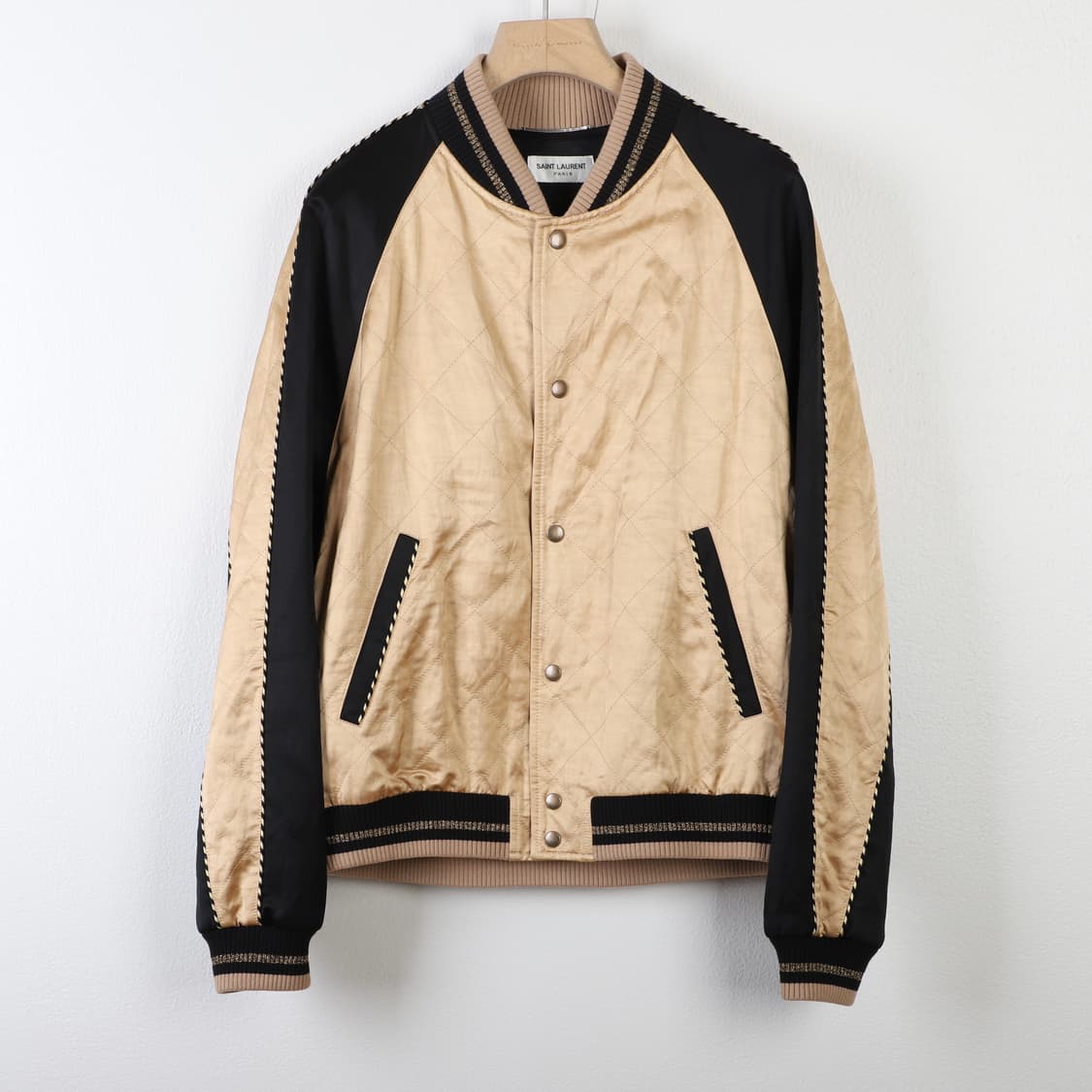 52 / Saint Laurent 생로랑 퀼팅 테디 자켓 상품이미지1