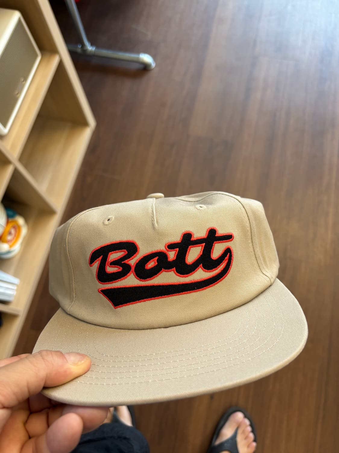 Bott script 6panel cap 상품이미지1