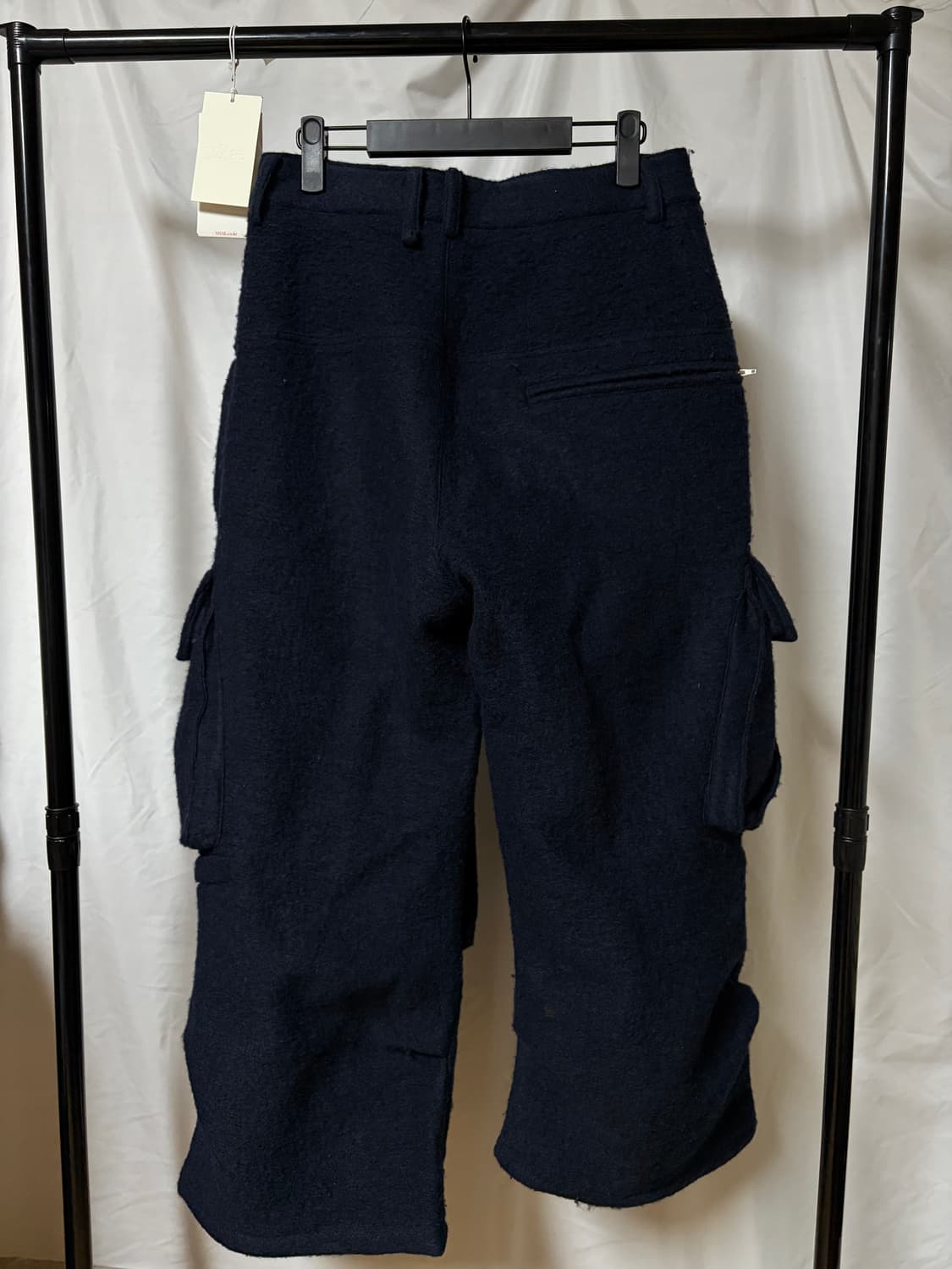 이예 울 네이비 카고 팬츠  상품이미지2