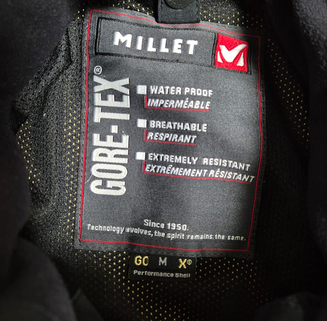 밀레 고어텍스 바람막이 상품이미지3