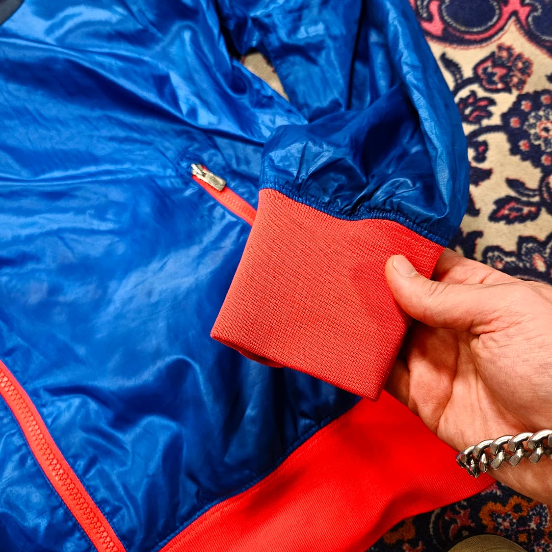 나이키(Nike) 컬러 블럭 후드 바람막이 L size 상품이미지5