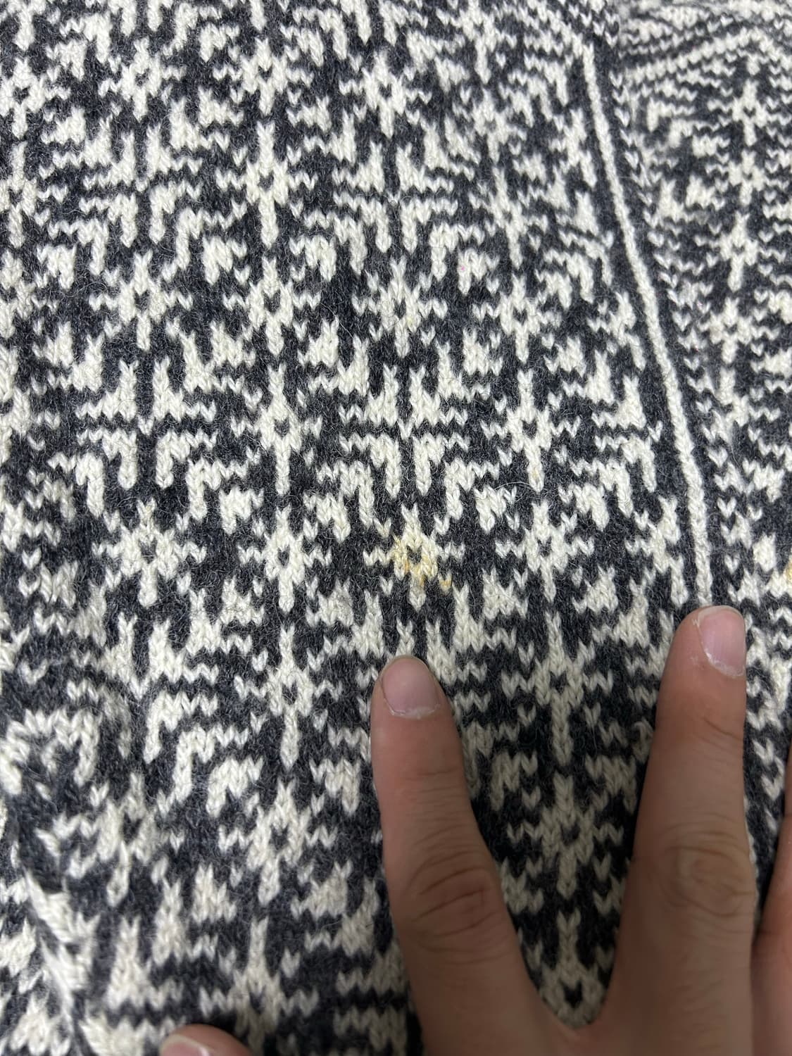 노르웨이제 울 니트 사이즈 105~110 상품이미지3