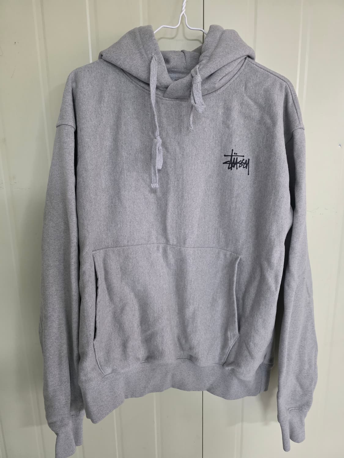 스투시 후드티 M 회색 상품이미지1
