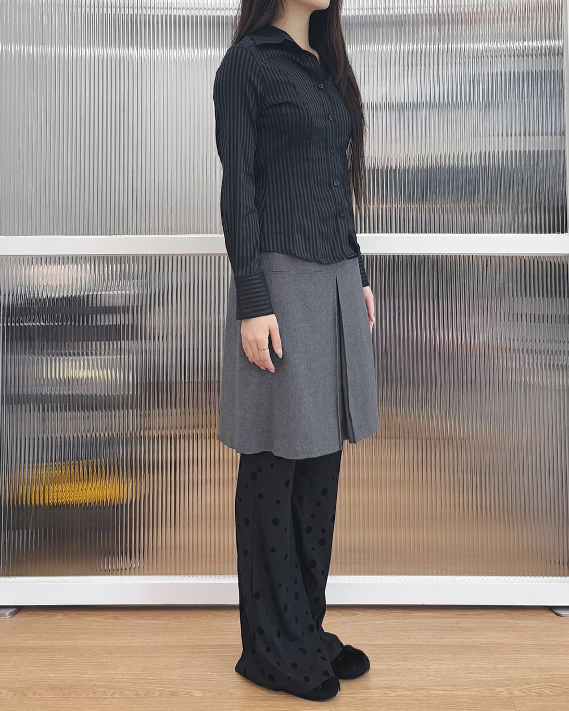 UNITED ARROWS TOKYO wool midi skirts 상품이미지6