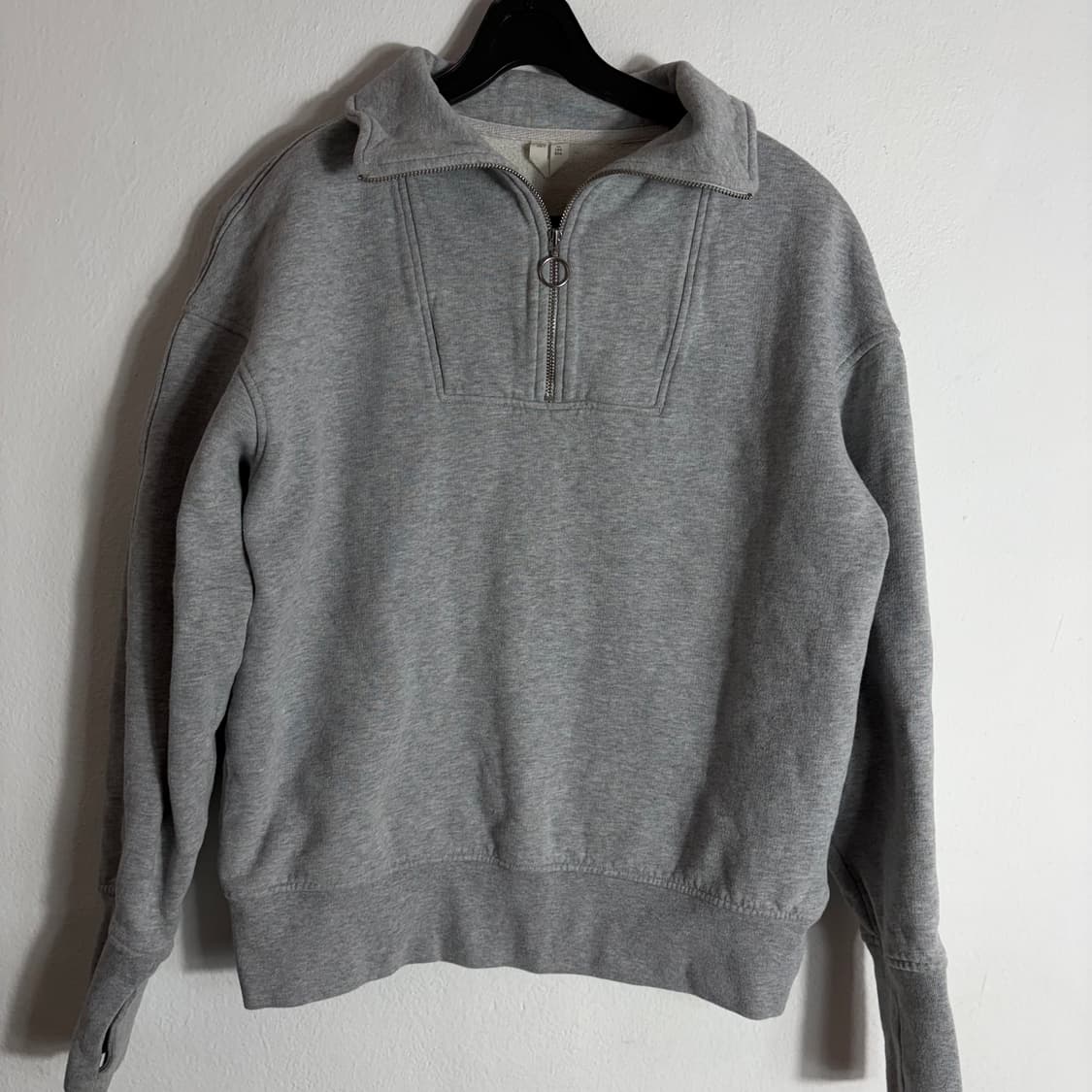 아르켓 하프집업 그레이 맨투맨(XS) 상품이미지1