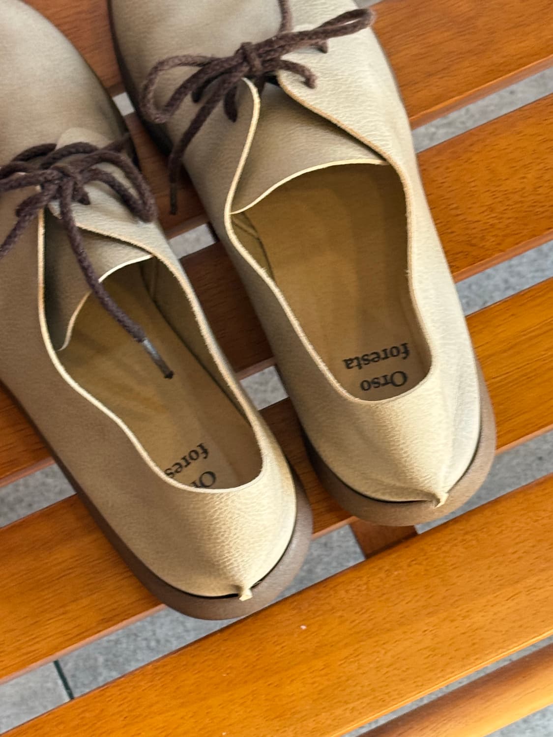 일본 빈티지 made in japan 가죽 단화 모리걸 상품이미지7