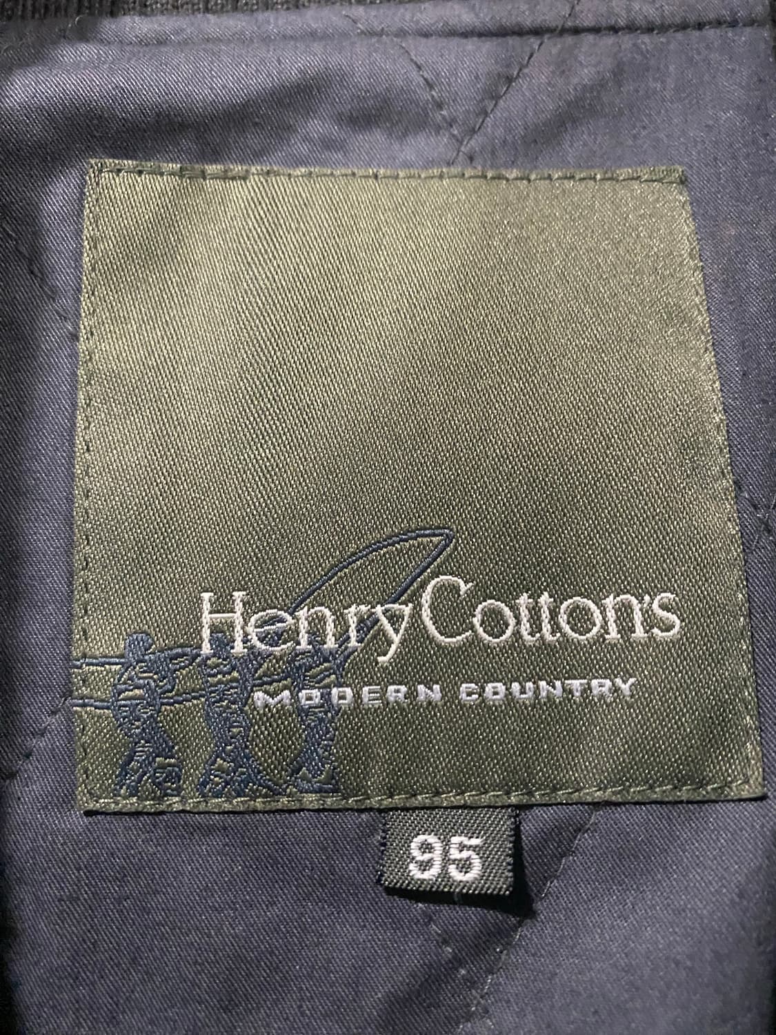 헨리코튼 남성 블랙 코트 95 상품이미지2