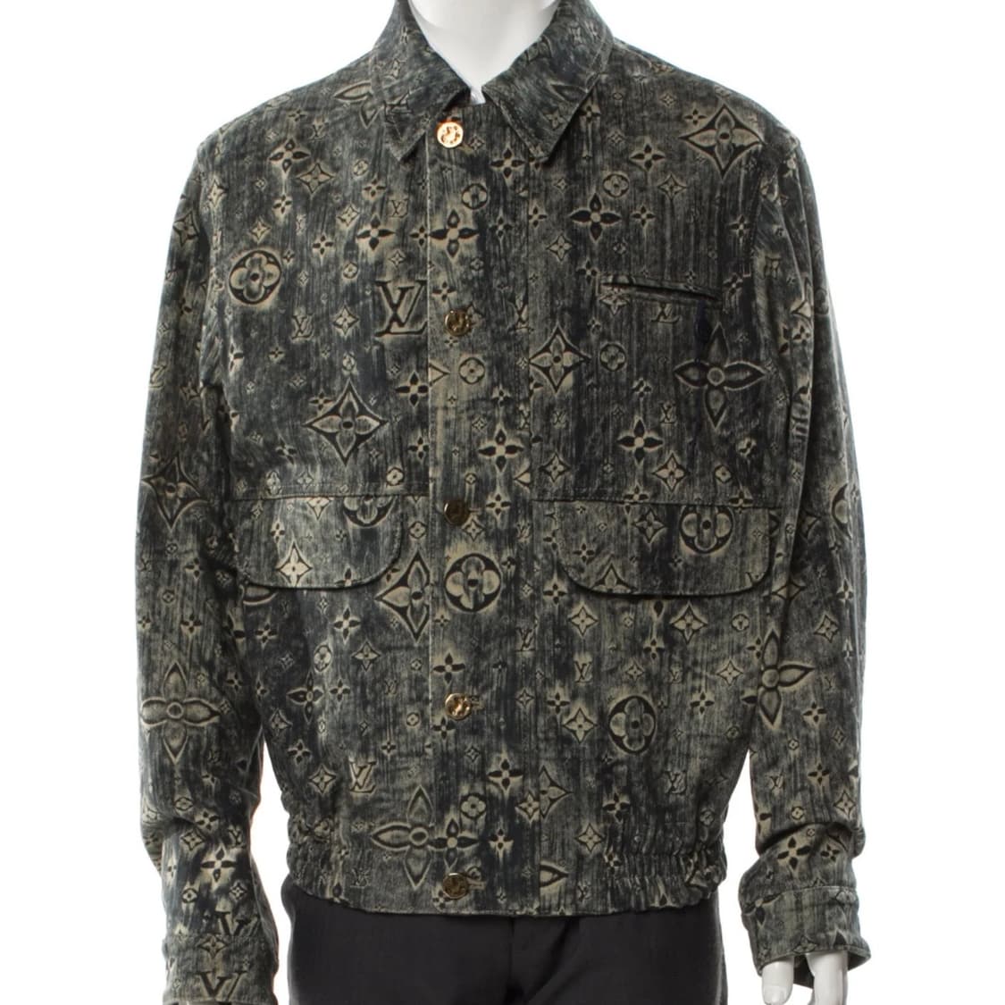 [S+급/48] 루이비통 테일러드 모노그램 데님 집업 자켓 상품이미지8