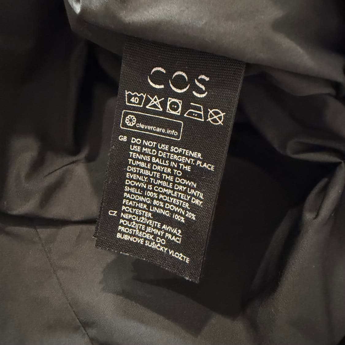 COS 코스 푸퍼 덕다운 핑거홀 패딩 상품이미지4