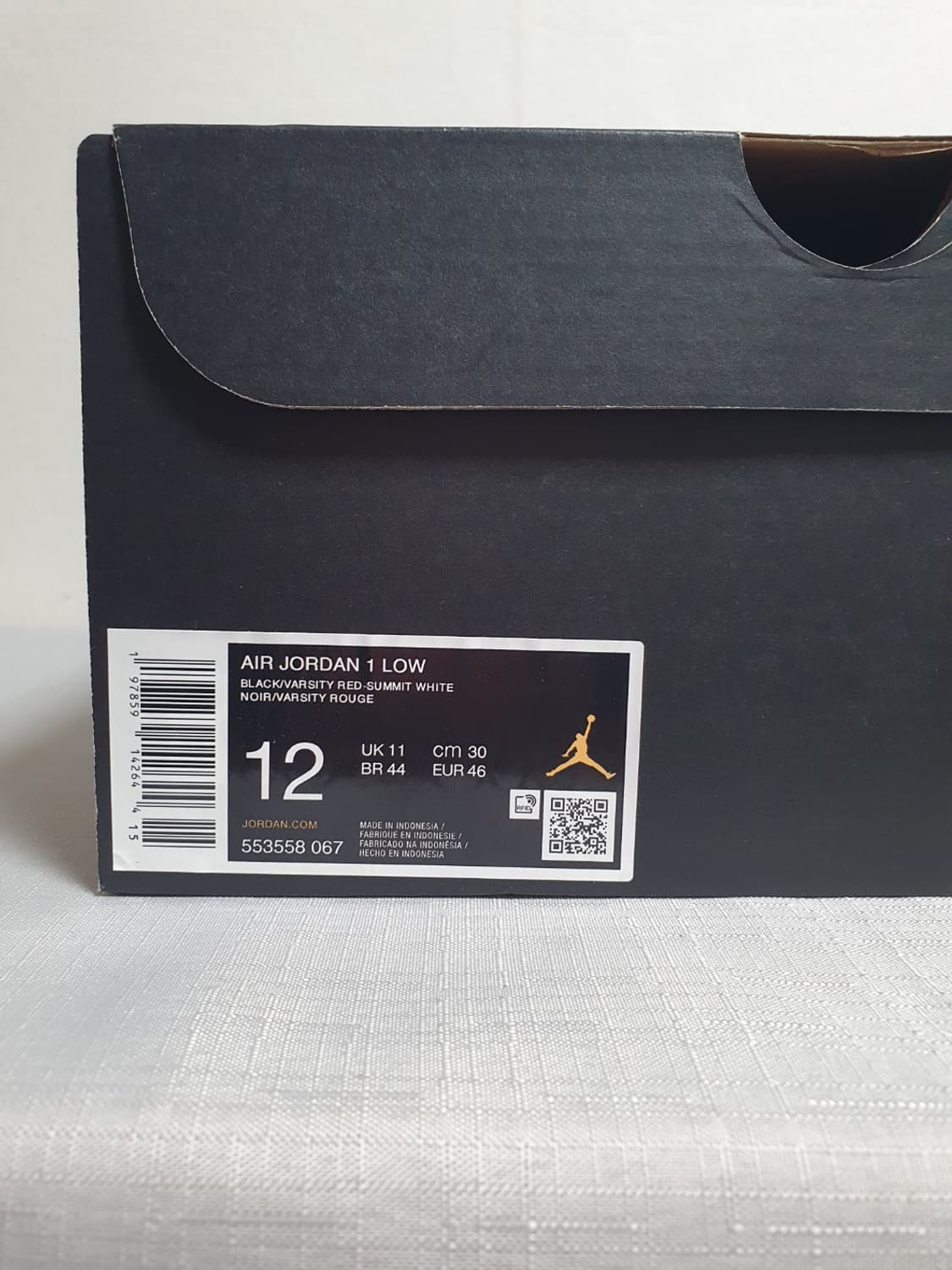 🖤 [새상품/정품] 나이키 에어조던1 로우 B/R 300mm  상품이미지9