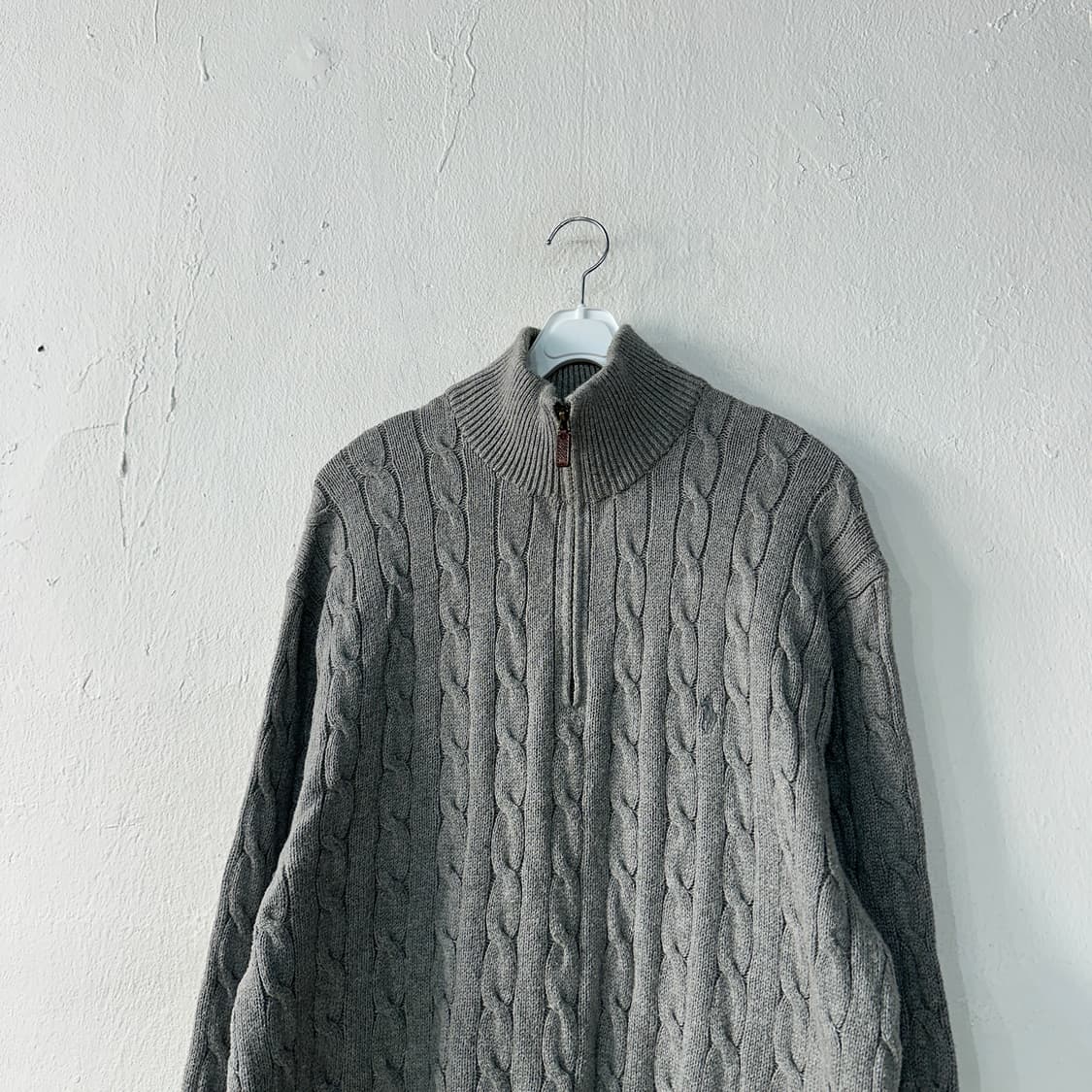 폴로랄프로렌 반집업 니트 XL 상품이미지2