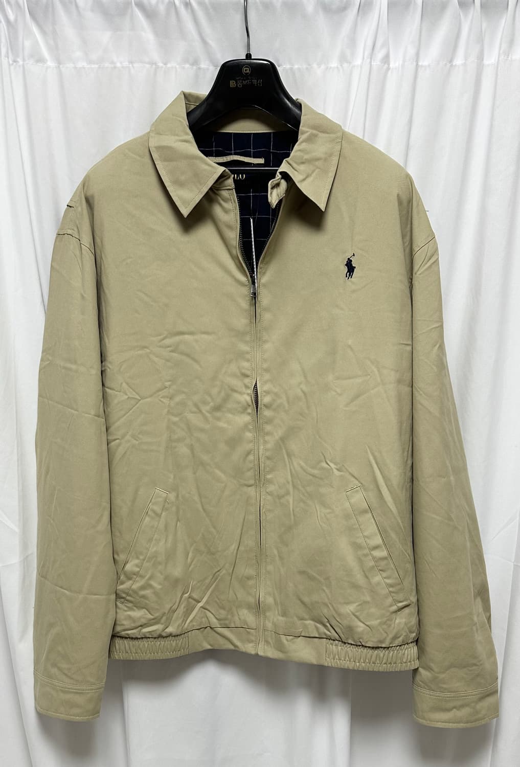 no.96 폴로 랄프로렌 베이지스윙톱 자켓 xl 미사용제품 상품이미지1